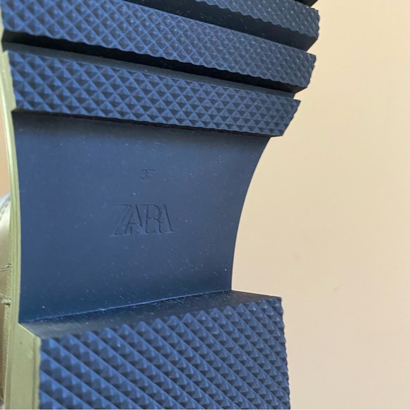 Zara leather knee high boots - Picture 6 of 10